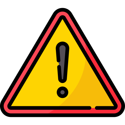 Icône de danger - Assistance pour accidents sur sol public ou privé - New All Assistance